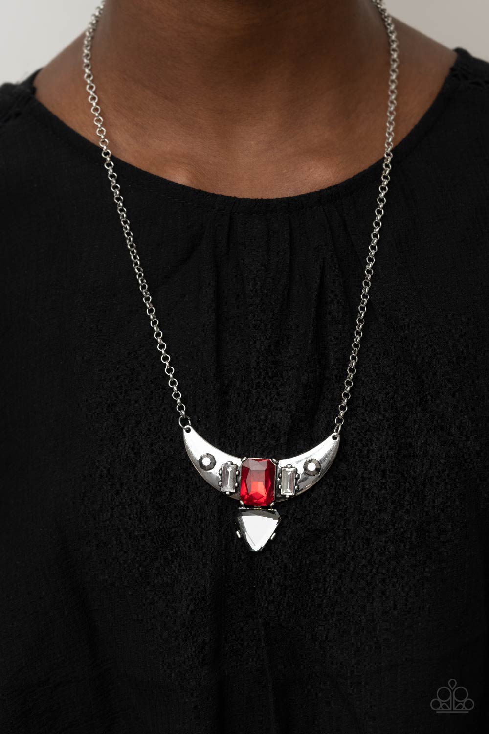 You the TALISMAN! - Red Necklace - Paparazzi Accessories
