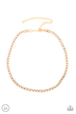 five-dollar-jewelry-starlight-radiance-gold-necklace-paparazzi-accessories