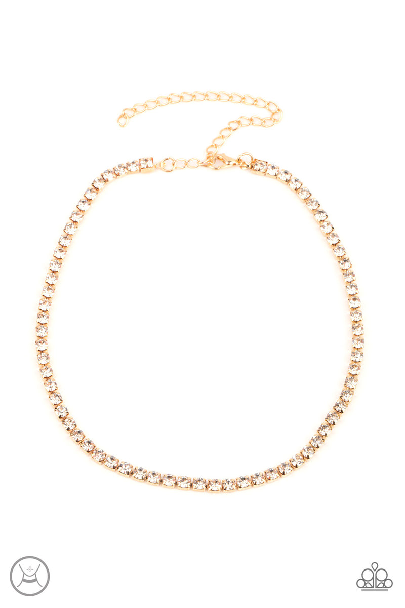 Starlight Radiance - Gold Necklace - Paparazzi Accessories