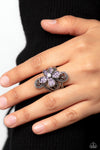 Garden Escapade - Purple Ring - Paparazzi Accessories