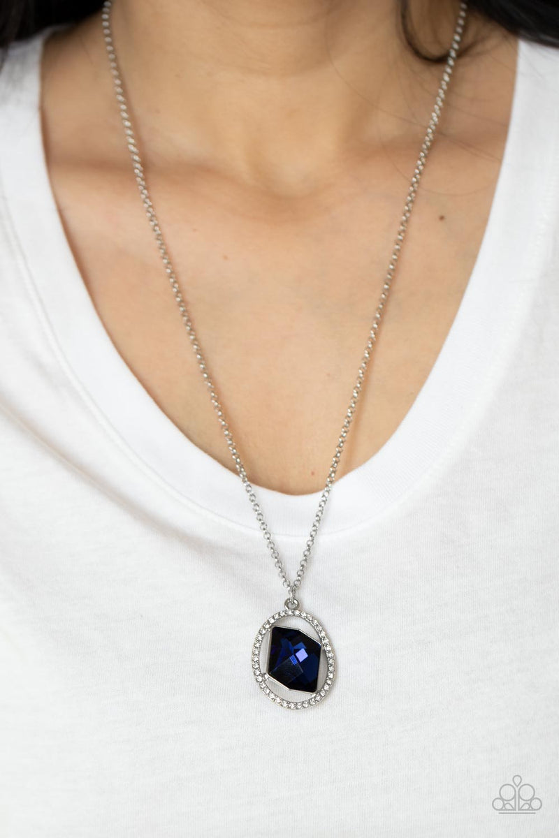 five-dollar-jewelry-undiluted-dazzle-blue-necklace-paparazzi-accessories