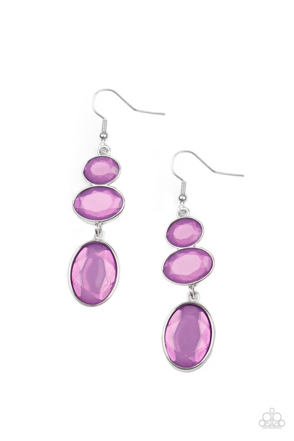 five-dollar-jewelry-tiers-of-tranquility-purple-earrings-paparazzi-accessories