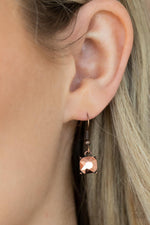 Radiance Squared - Copper Necklace - Paparazzi Accessories