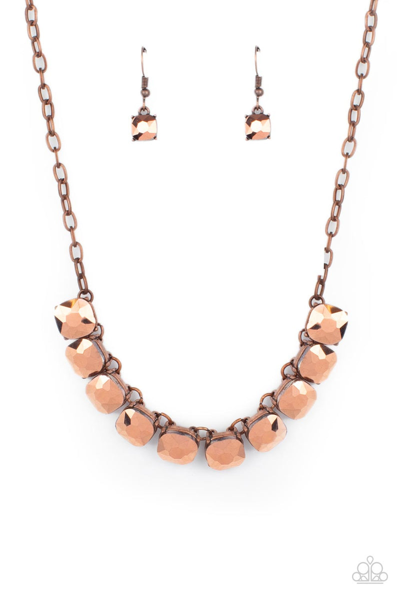 five-dollar-jewelry-radiance-squared-copper-necklace-paparazzi-accessories