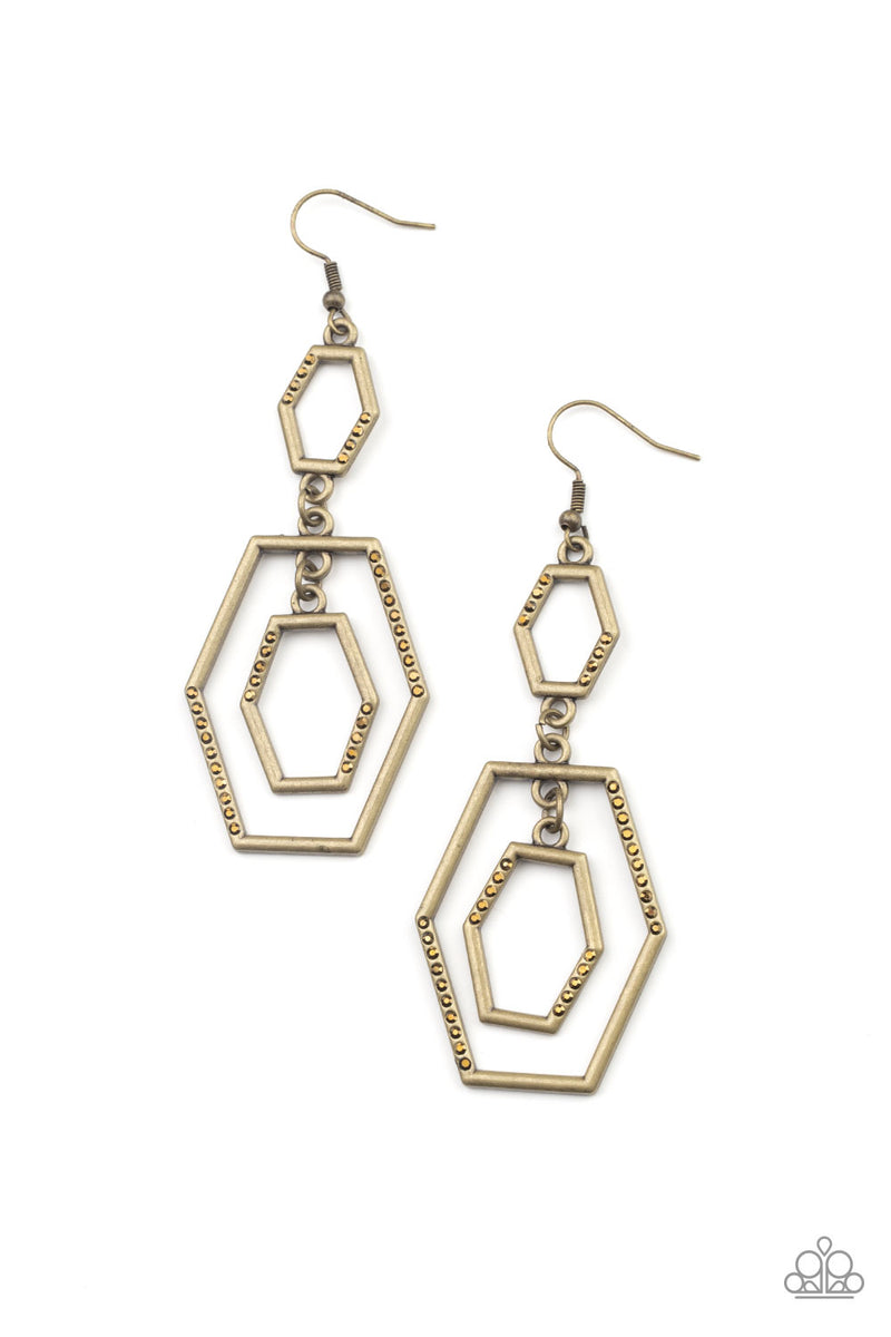 five-dollar-jewelry-geometric-maven-brass-earrings-paparazzi-accessories