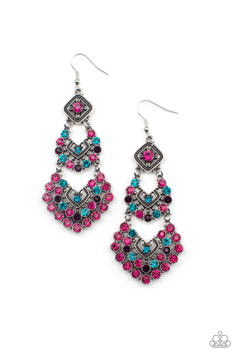 five-dollar-jewelry-all-for-the-glam-multi-earrings-paparazzi-accessories