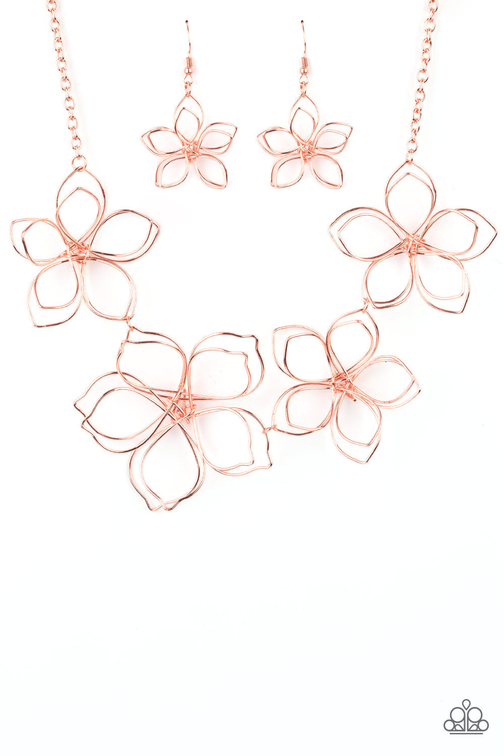 five-dollar-jewelry-flower-garden-fashionista-copper-necklace-paparazzi-accessories