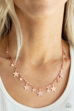 Starry Shindig - Copper Necklace - Paparazzi Accessories