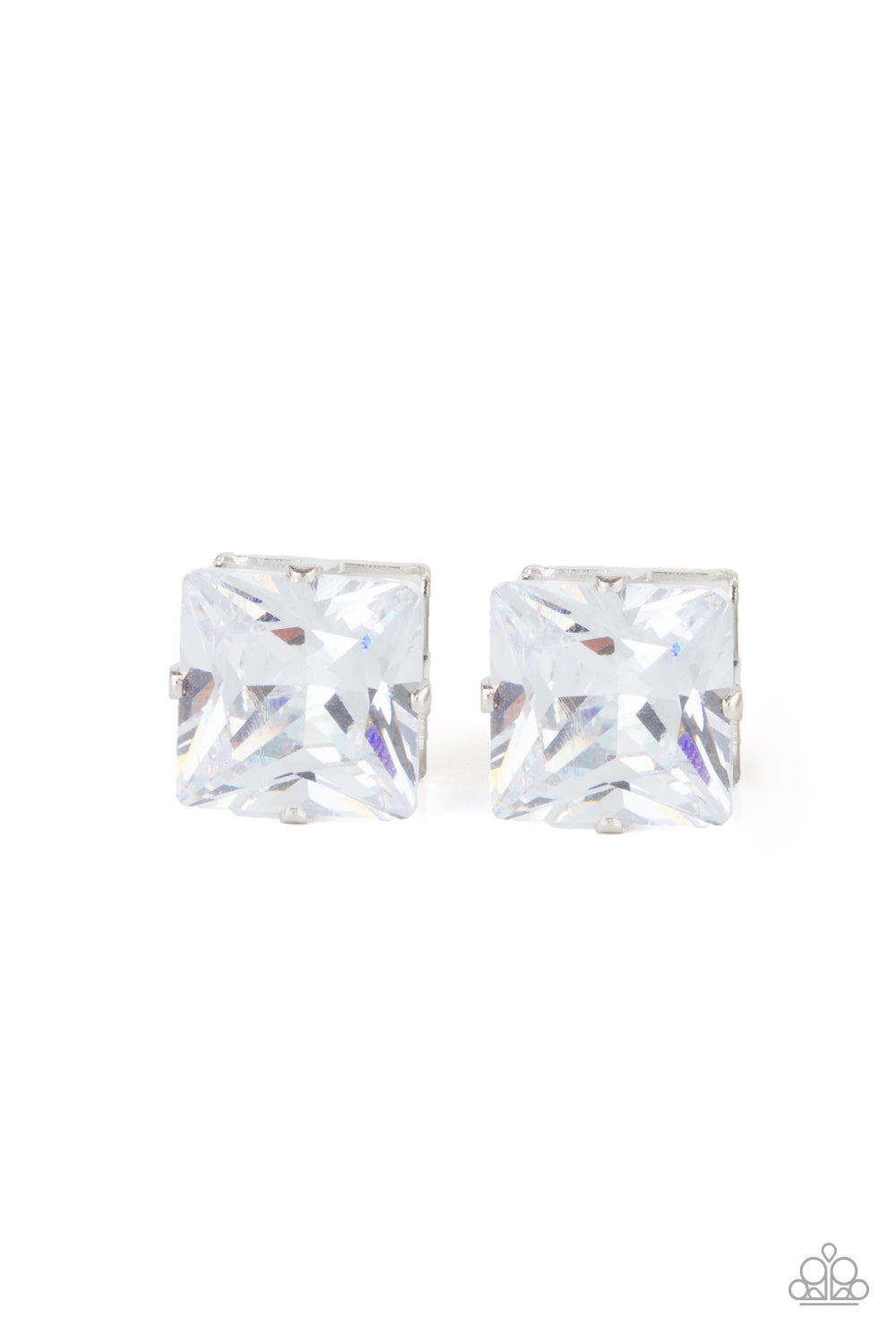 five-dollar-jewelry-times-square-timeless-white-post earrings-paparazzi-accessories