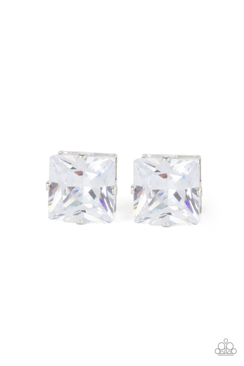 five-dollar-jewelry-times-square-timeless-white-post earrings-paparazzi-accessories