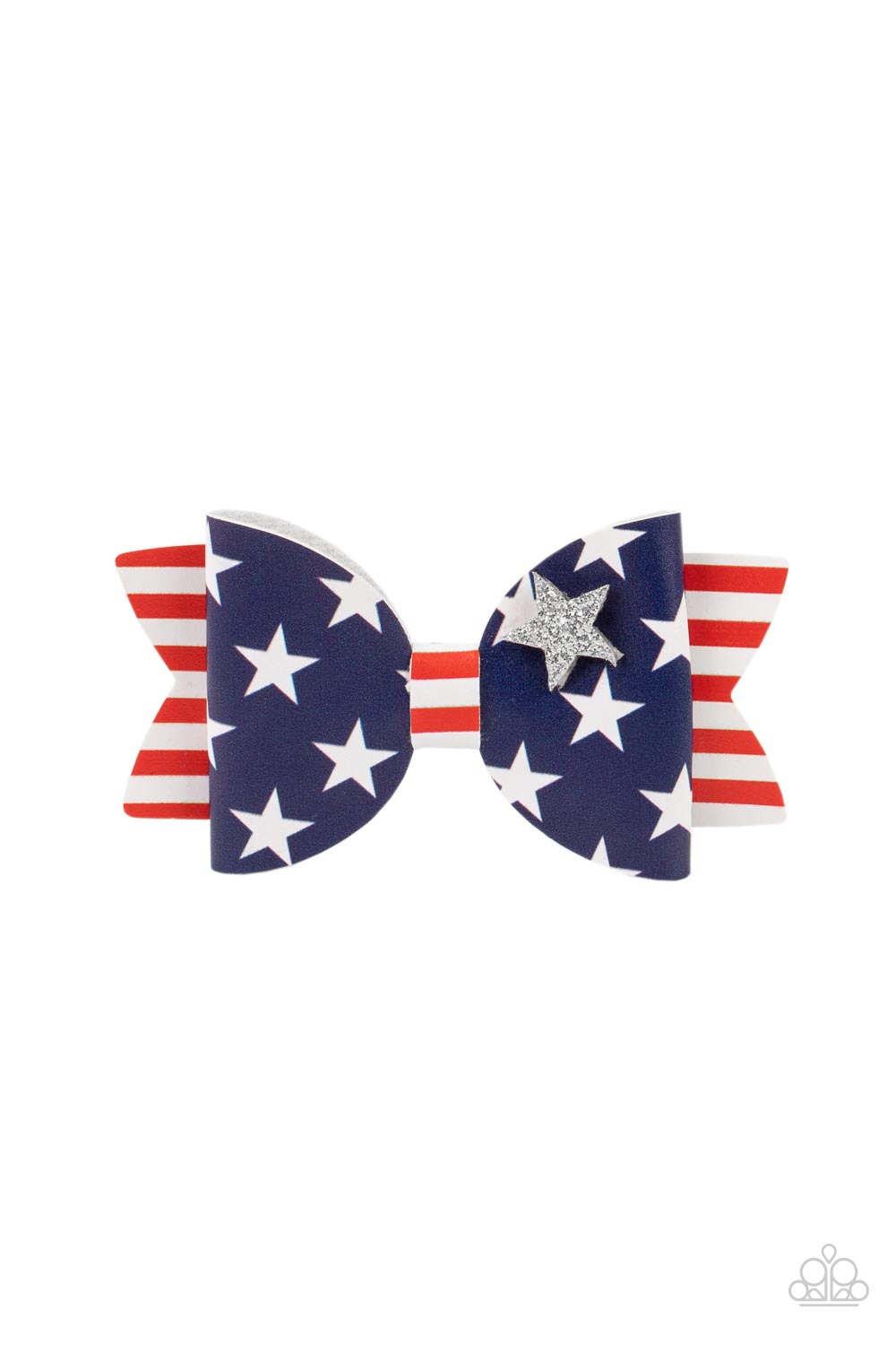 Red, White, and Bows - Multi Hair Clip - Paparazzi Accessories