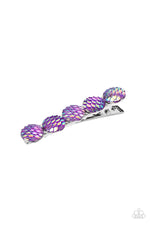five-dollar-jewelry-mesmerizingly-mermaid-purple-hair clip-paparazzi-accessories