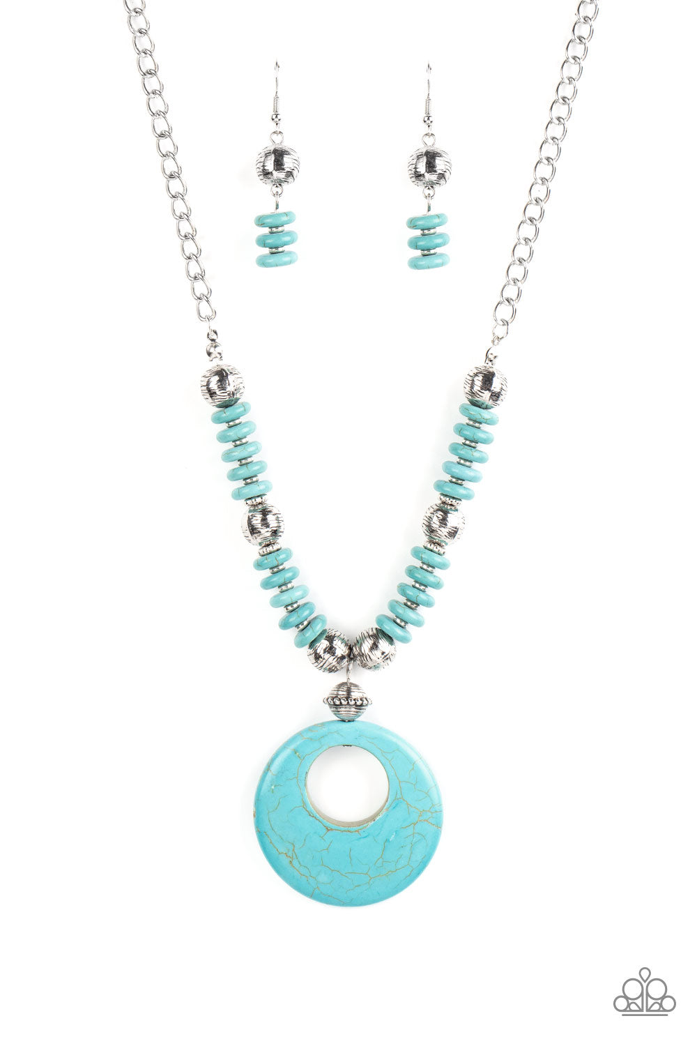 Paparazzi Jewelry Famous And Fabulous - Blue Iridescent Necklace Bling –  Bling by JessieK