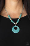 Oasis Goddess - Blue Necklace - Paparazzi Accessories