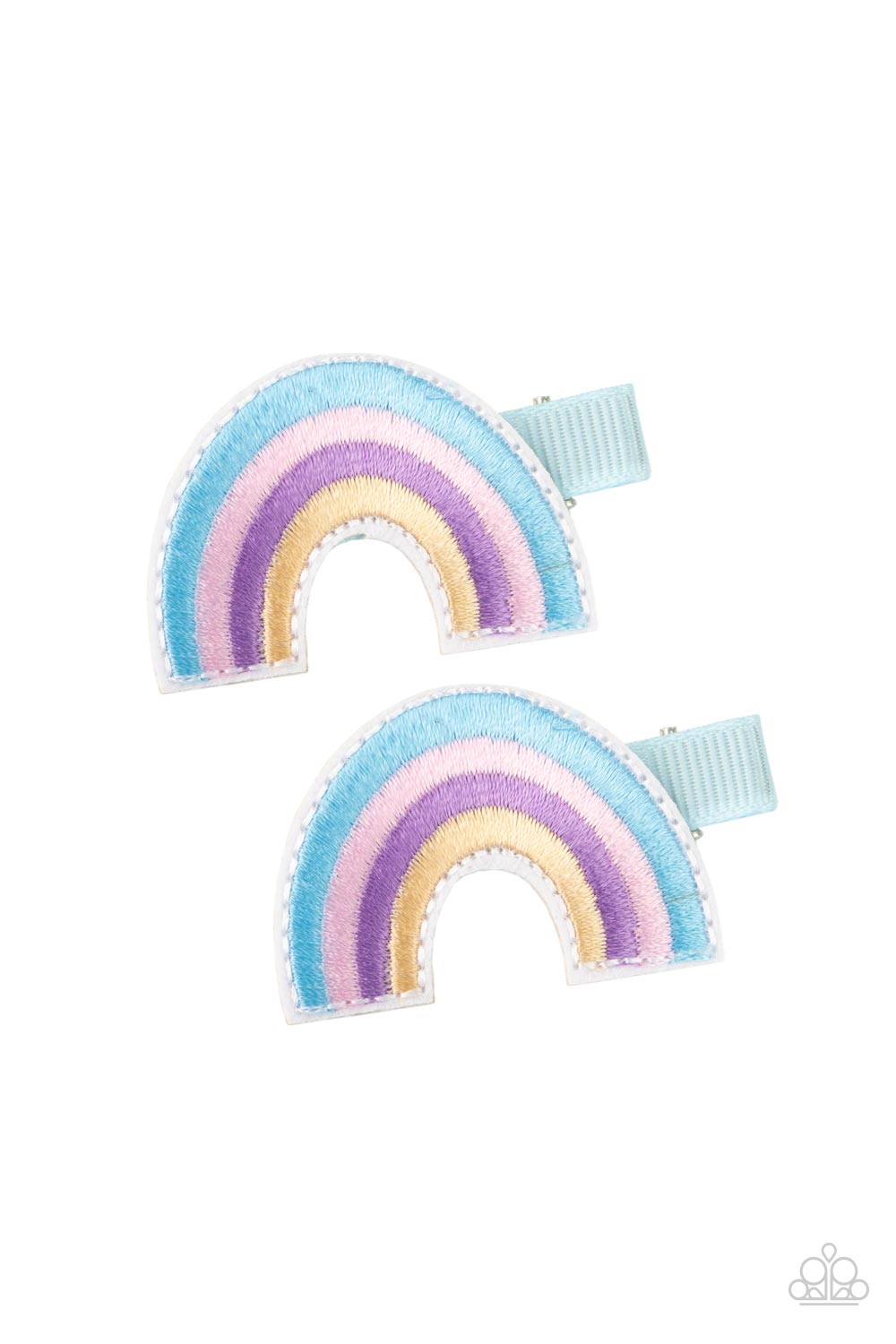 five-dollar-jewelry-follow-your-rainbow-blue-hair clip-paparazzi-accessories