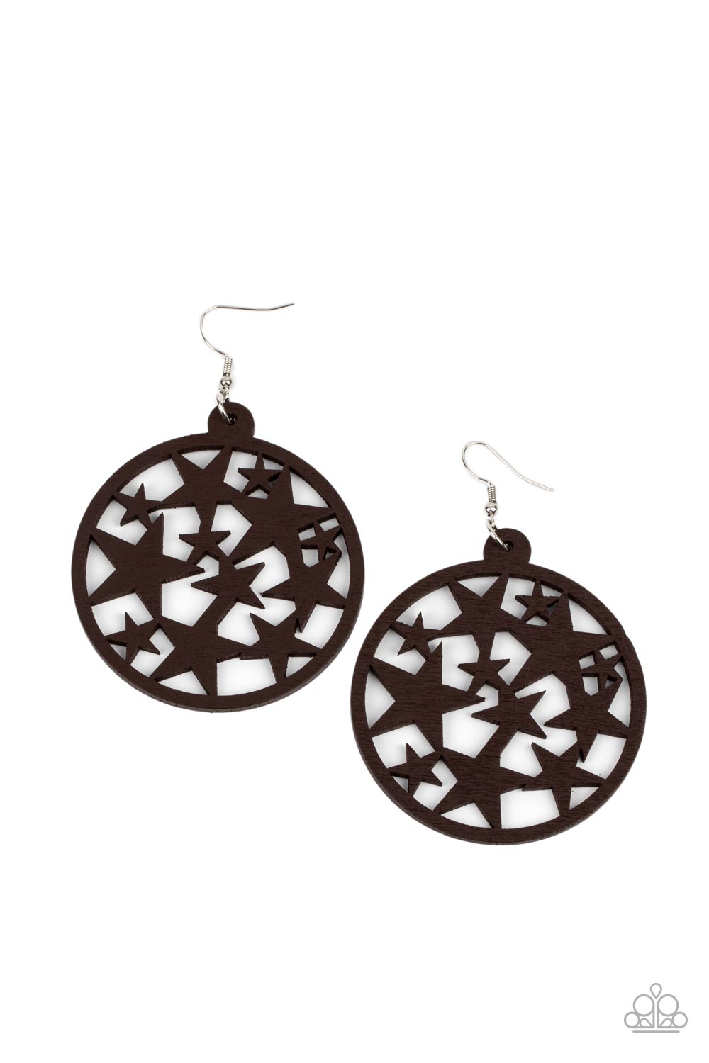 five-dollar-jewelry-cosmic-paradise-brown-earrings-paparazzi-accessories