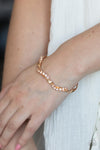 Twisted Twinkle - Gold Bracelet - Paparazzi Accessories