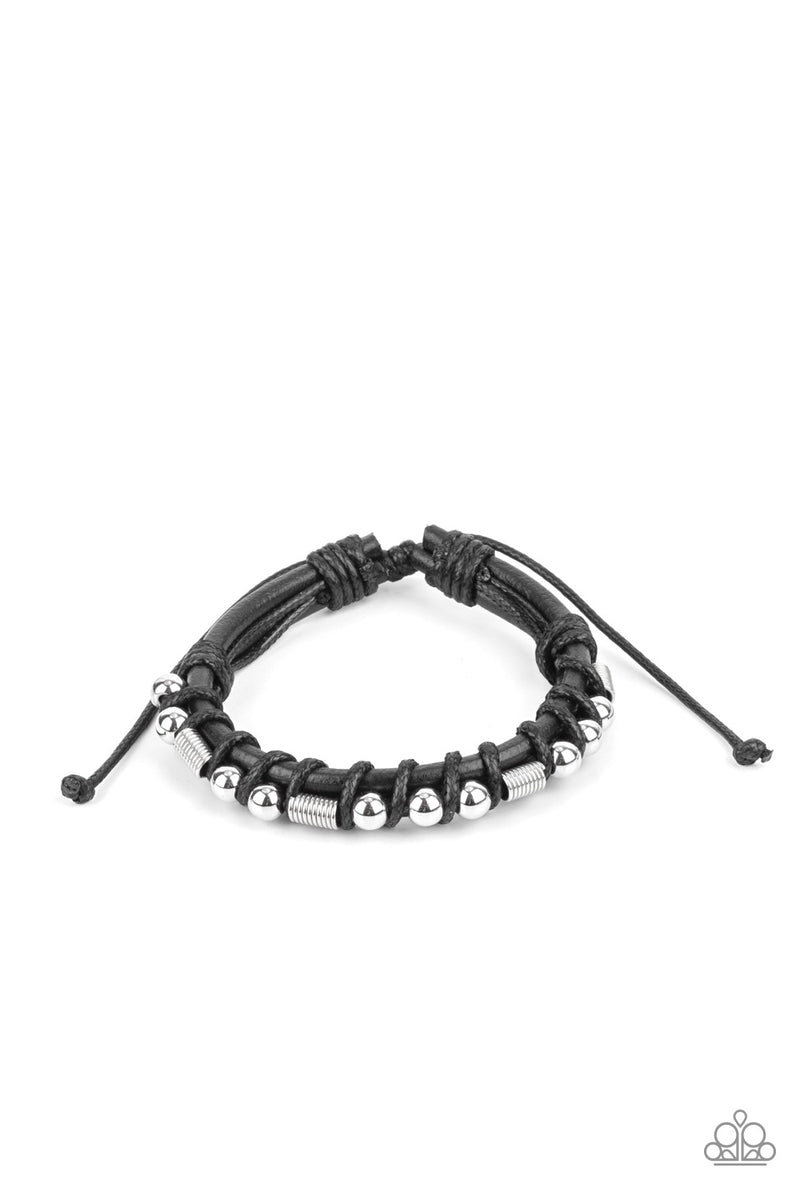 five-dollar-jewelry-bronco-brawler-black-bracelet-paparazzi-accessories