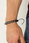 Bronco Brawler - Black Bracelet - Paparazzi Accessories