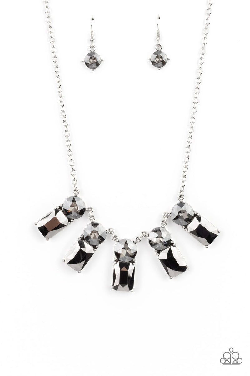 five-dollar-jewelry-celestial-royal-silver-necklace-paparazzi-accessories