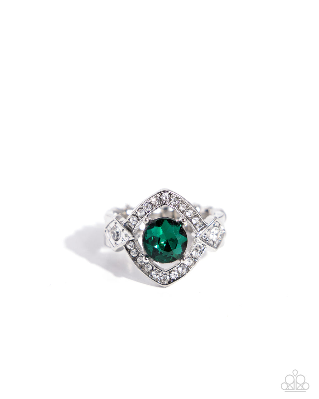 five-dollar-jewelry-undefeated-dazzle-green-ring-paparazzi-accessories