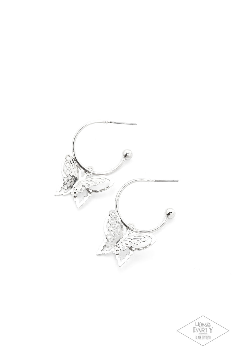 five-dollar-jewelry-butterfly-freestyle-silver-earrings-paparazzi-accessories