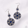 Party at My PALACE - Blue Earrings - Paparazzi Accessories