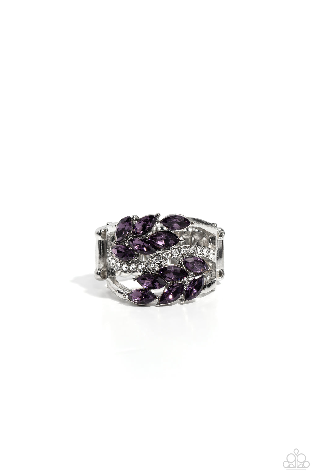 five-dollar-jewelry-luminously-leafy-purple-ring-paparazzi-accessories