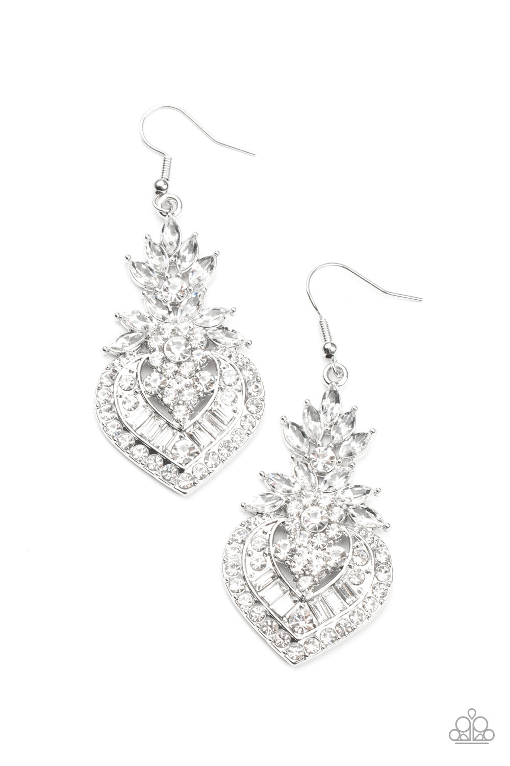 five-dollar-jewelry-royal-hustle-white-earrings-paparazzi-accessories