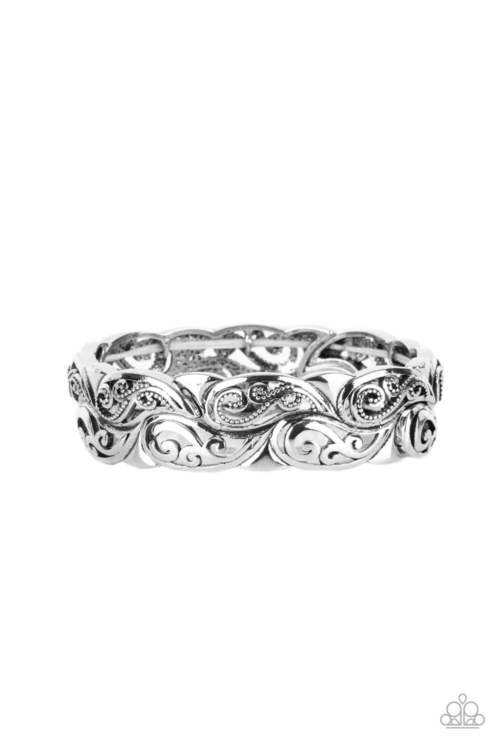 five-dollar-jewelry-paisley-portico-silver-bracelet-paparazzi-accessories