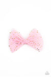 five-dollar-jewelry-twinkly-tulle-pink-hair clip-paparazzi-accessories