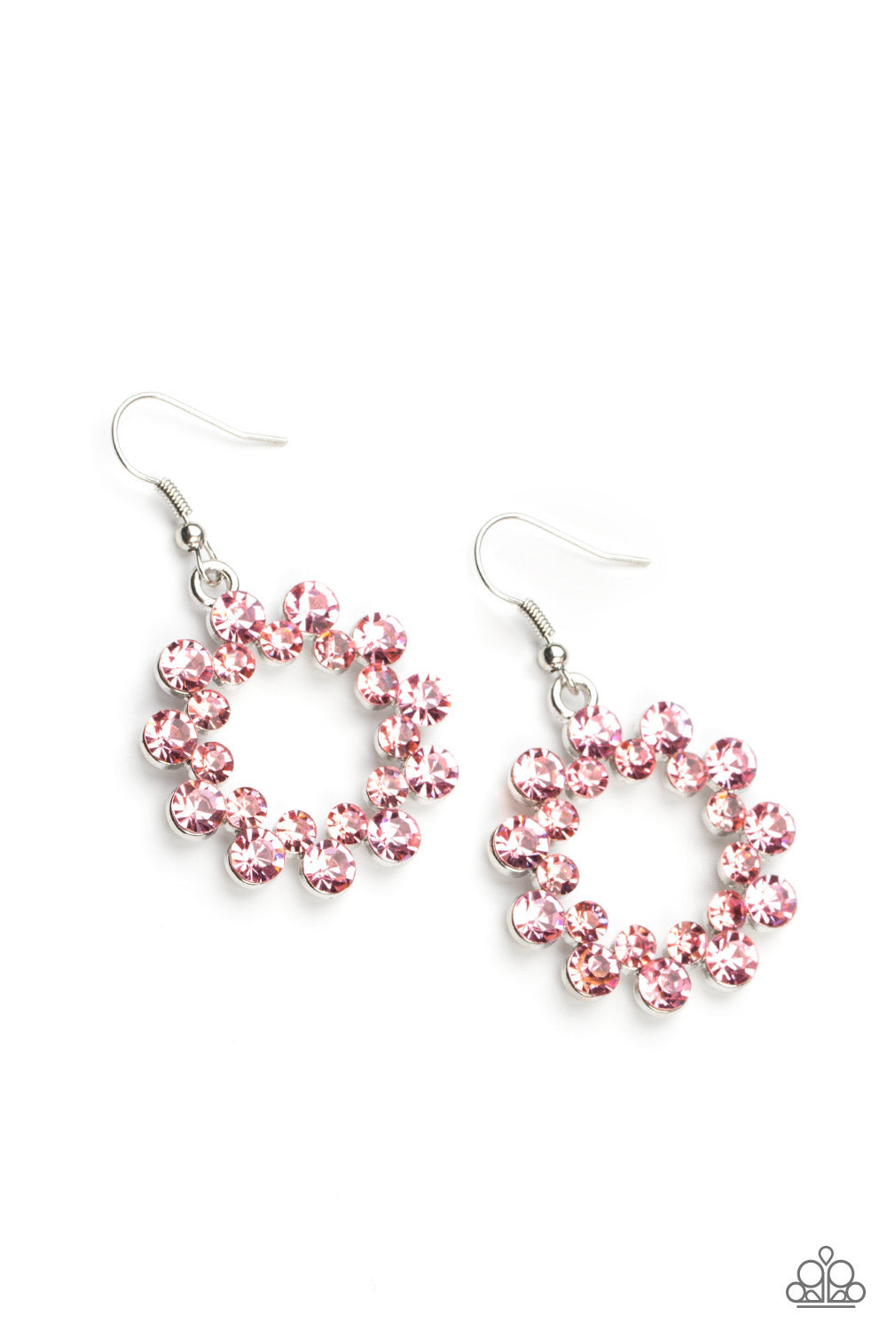 five-dollar-jewelry-champagne-bubbles-pink-earrings-paparazzi-accessories