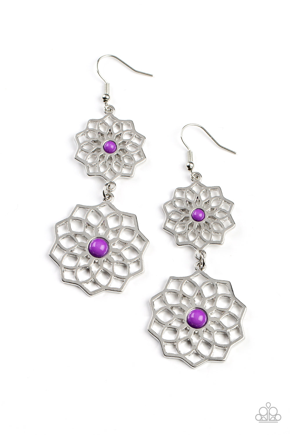 five-dollar-jewelry-posh-posy-purple-earrings-paparazzi-accessories