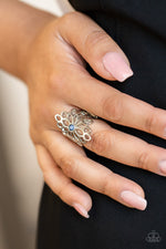 Perennial Daydream - Blue Ring - Paparazzi Accessories