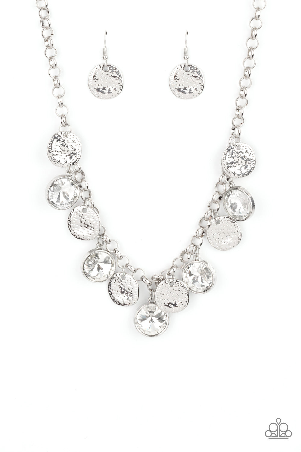 five-dollar-jewelry-spot-on-sparkle-white-necklace-paparazzi-accessories