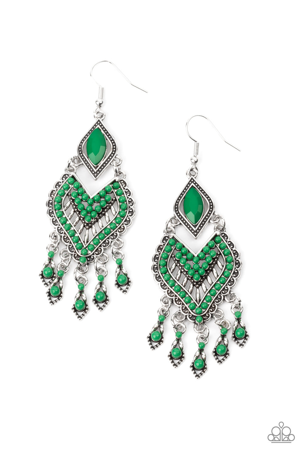 five-dollar-jewelry-dearly-debonair-green-earrings-paparazzi-accessories