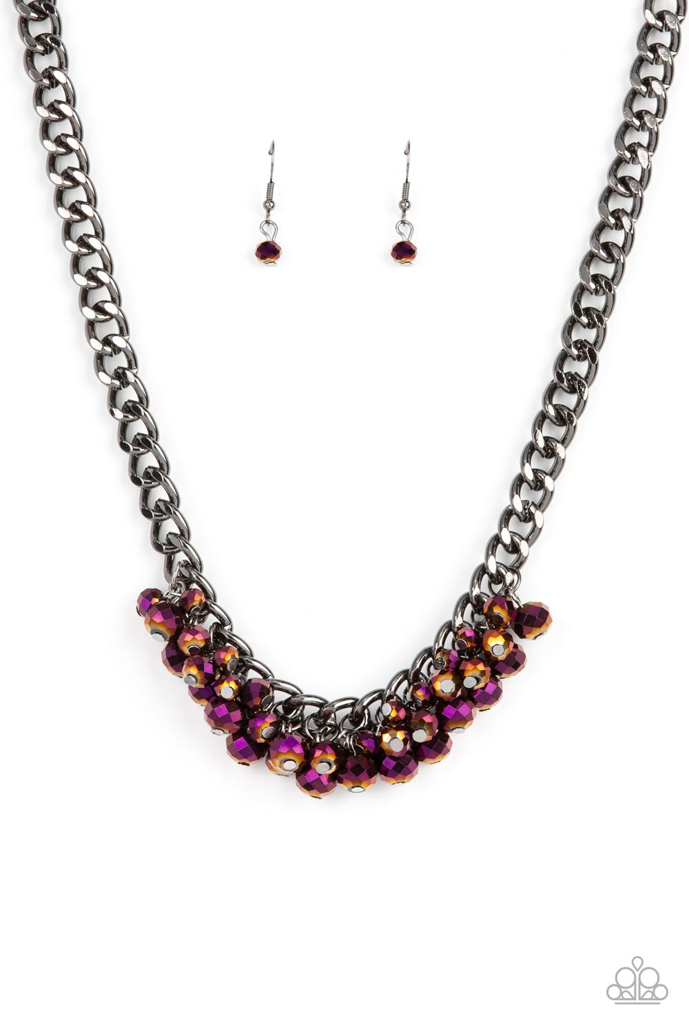 five-dollar-jewelry-galactic-knockout-purple-necklace-paparazzi-accessories
