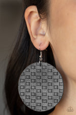 WEAVE Me Out Of It - Silver Earrings - Paparazzi Accessories