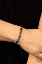 Slide On Over - Black Bracelet - Paparazzi Accessories