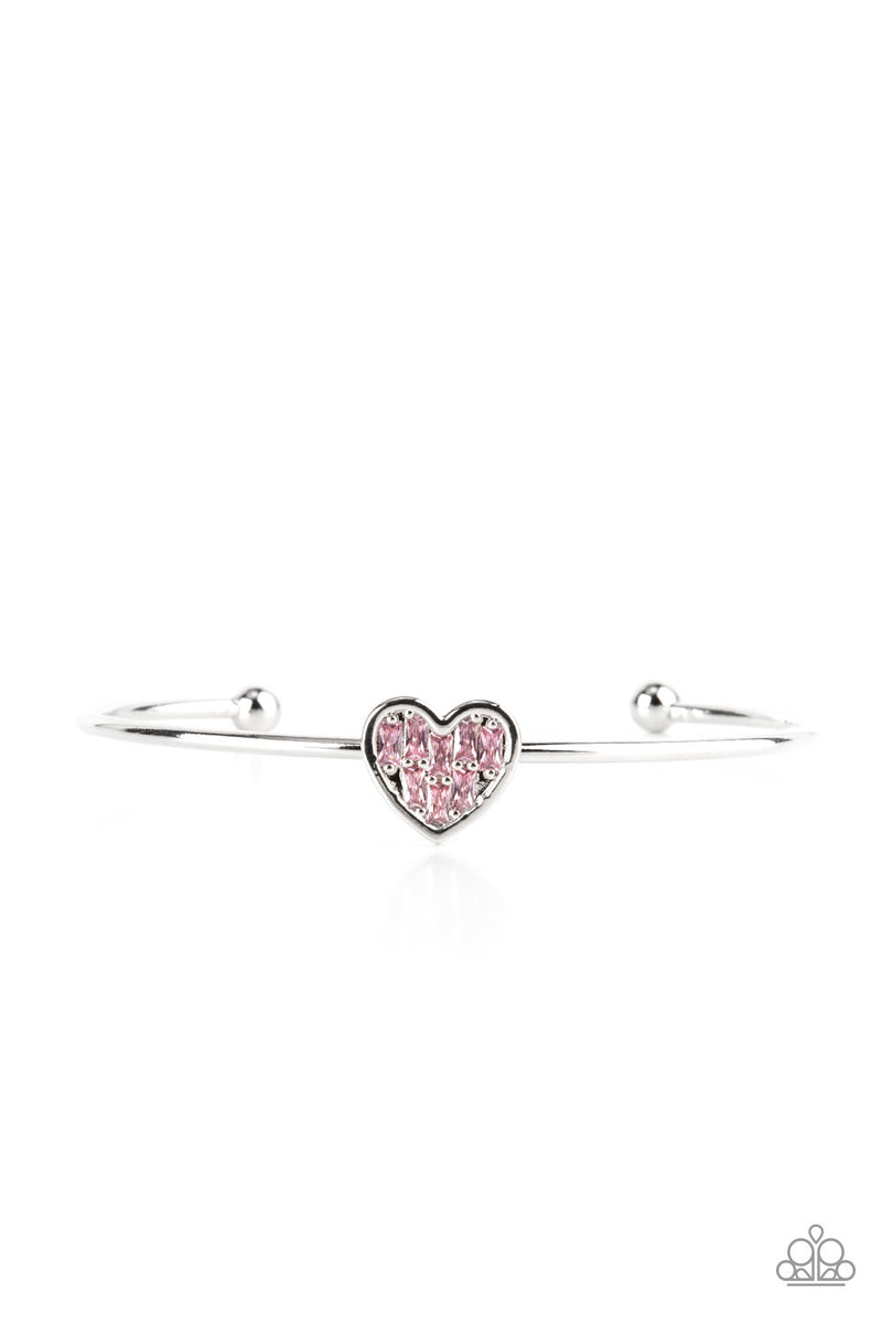 five-dollar-jewelry-heart-of-ice-pink-bracelet-paparazzi-accessories
