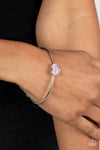 Heart of Ice - Pink Bracelet - Paparazzi Accessories