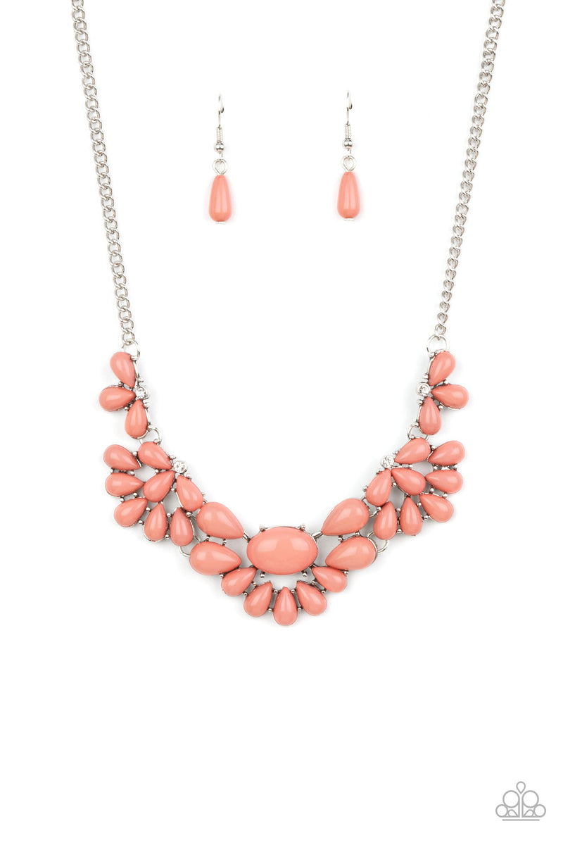 Secret GARDENISTA - Pink Necklace - Paparazzi Accessories