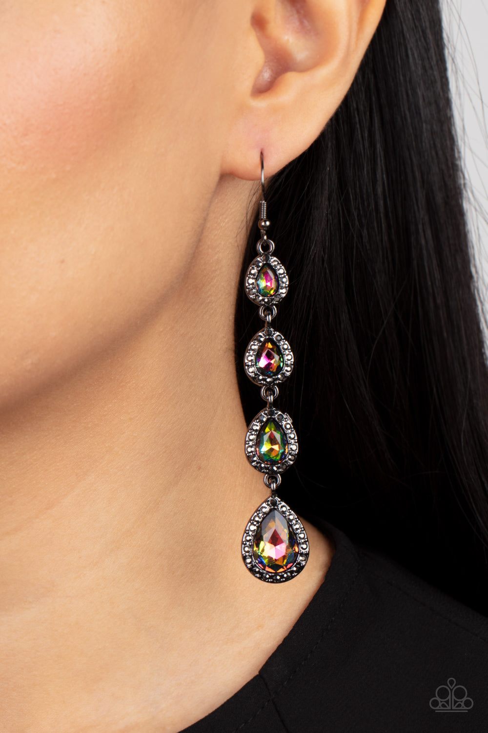 Confidently Classy - Multi Earrings - Paparazzi Accessories