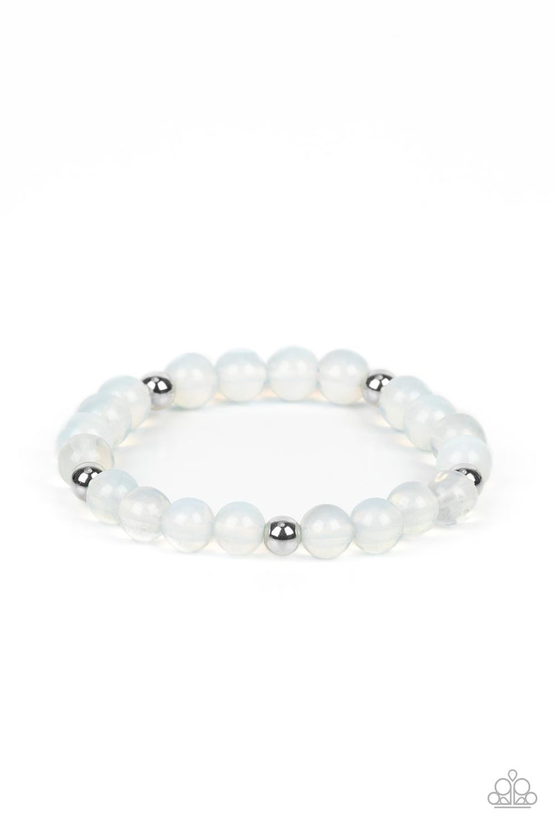 Forever and a DAYDREAM - White Bracelet - Paparazzi Accessories