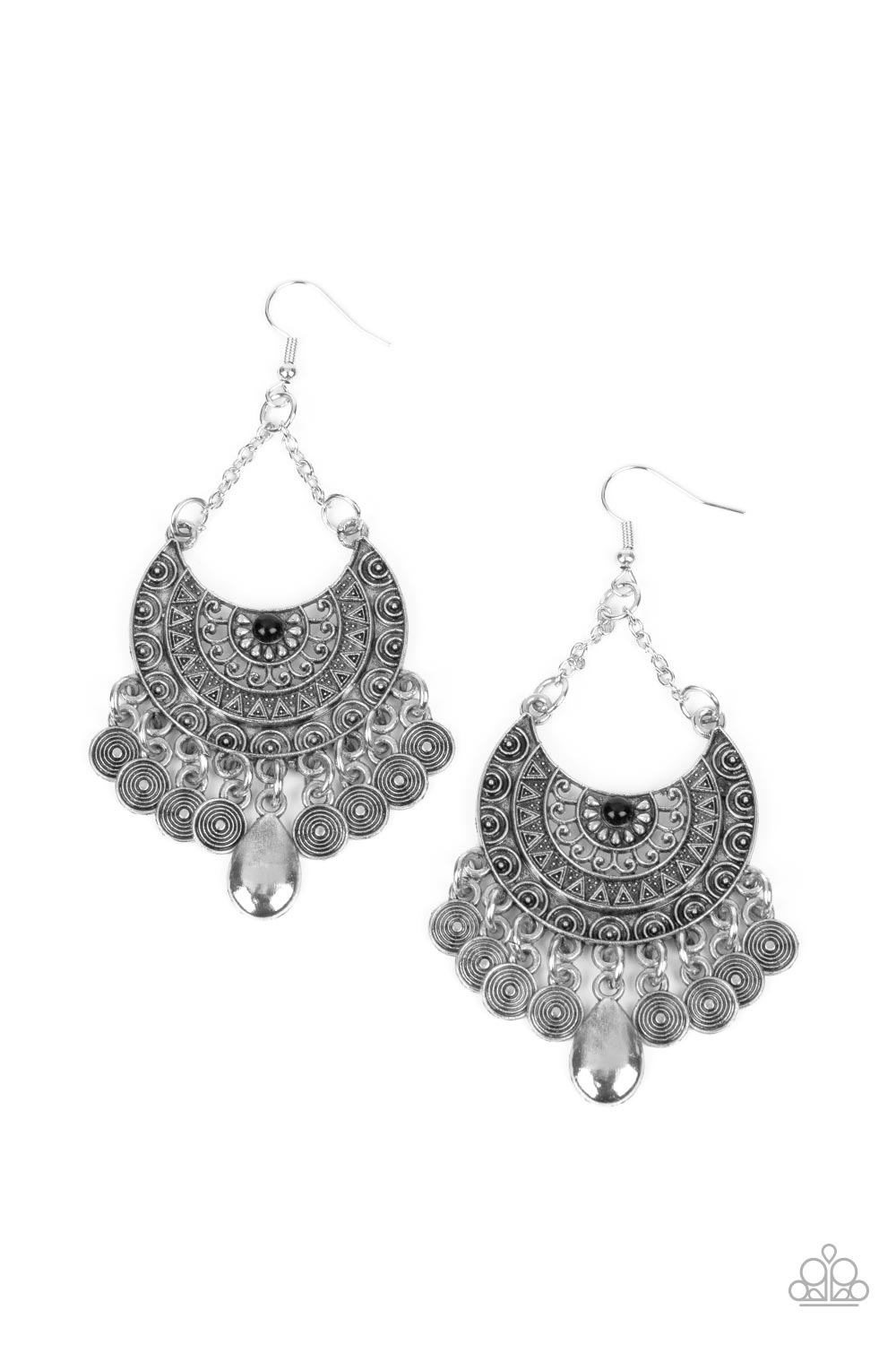 five-dollar-jewelry-lunar-allure-black-earrings-paparazzi-accessories