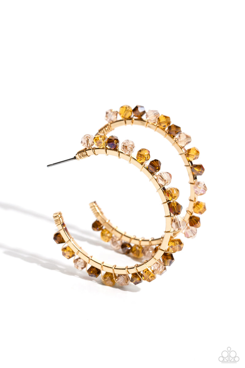 five-dollar-jewelry-halo-hustle-brown-earrings-paparazzi-accessories