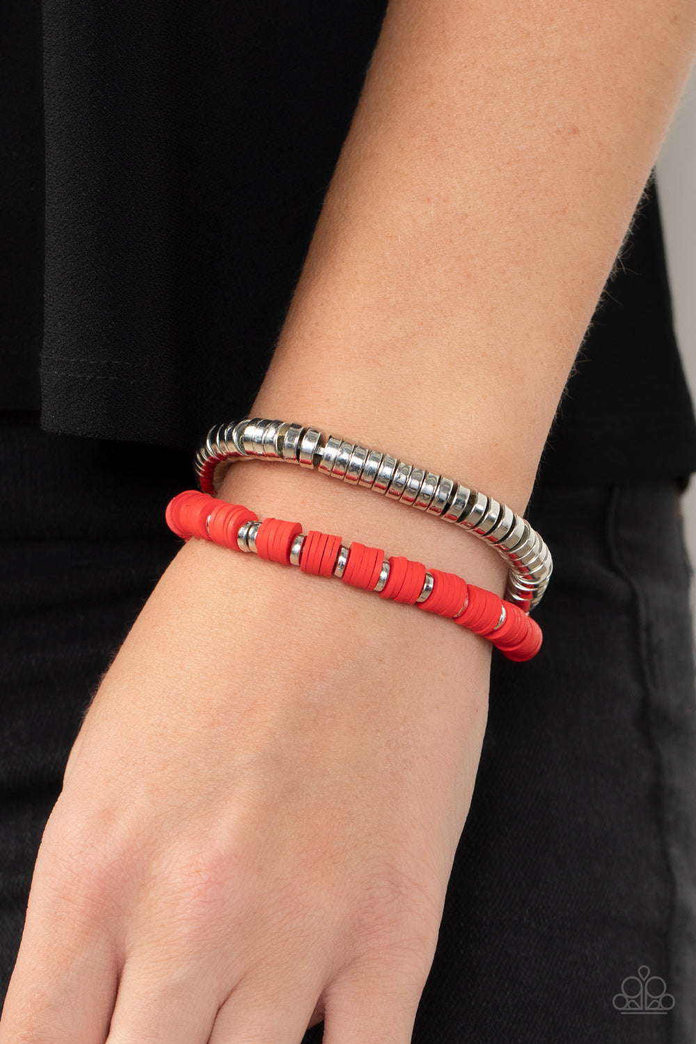 Catalina Marina - Red Bracelet - Paparazzi Accessories