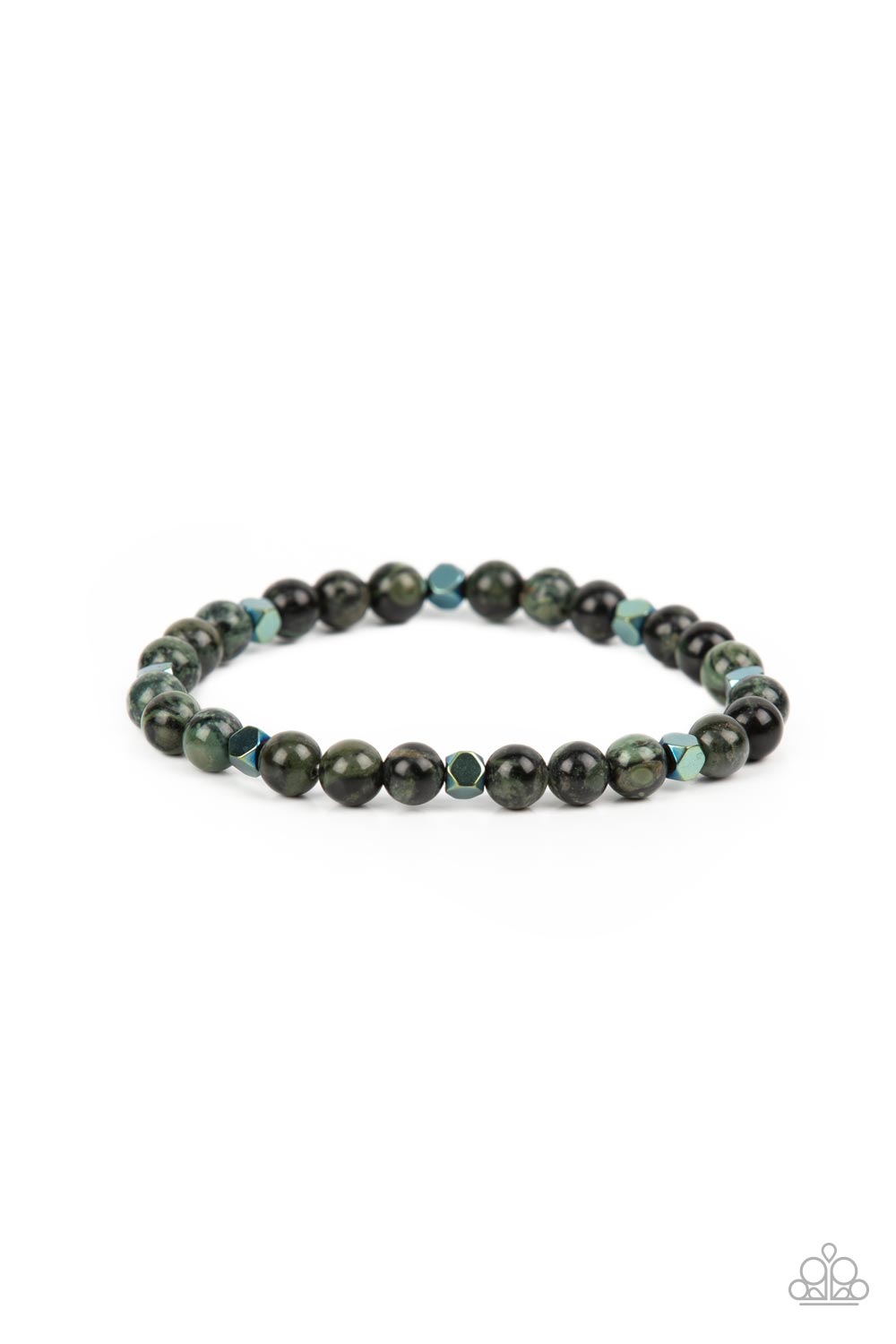 five-dollar-jewelry-interstellar-solitude-green-bracelet-paparazzi-accessories