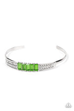 five-dollar-jewelry-spritzy-sparkle-green-bracelet-paparazzi-accessories