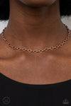 Keepin it Chic - Copper Necklace - Paparazzi Accessories